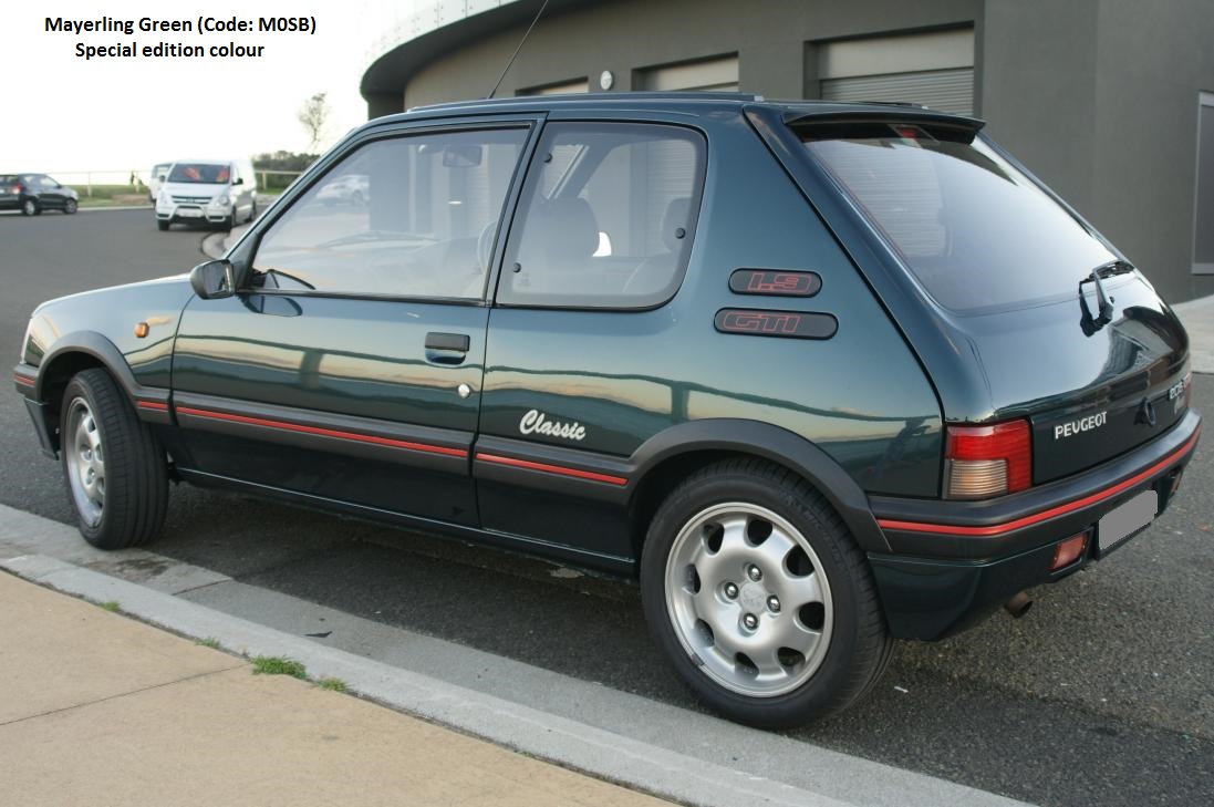 INFO GUIDE 1990 1994 Peugeot 205 GTI Phase 2 (1.9l) classicregister INFO GUIDE 1990 1994 Peugeot 205 GTI Phase 2 (1.9l) classicregister
